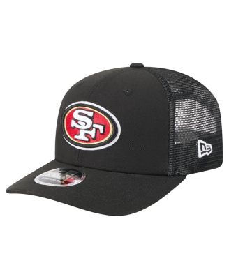 New Era - Men's Black San Francisco 49ers Team Collection 9SEVENTY Stretch-Snap Adjustable Hat