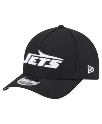 New Era - Men's Black New York Jets Team Collection 9FORTY M-Crown A-Frame Adjustable Hat