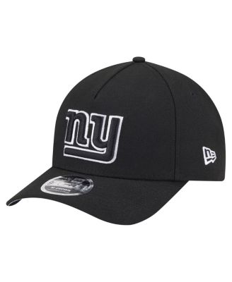 New Era - Men's Black New York Giants Team Collection 9FORTY M-Crown A-Frame Adjustable Hat