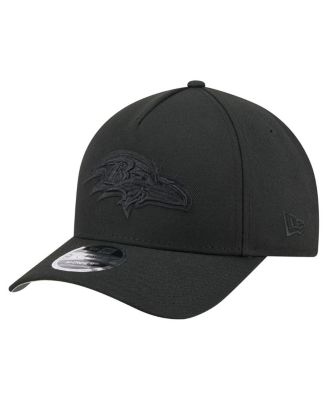 New Era - Men's Black Baltimore Ravens Team Collection 9FORTY M-Crown A-Frame Adjustable Hat