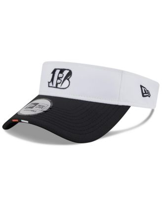 New Era - Men's White/Black Cincinnati Bengals 2025 NFL Training Camp Adjustable Visor