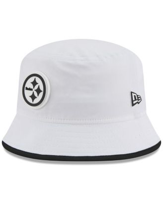 New Era - Men's White Pittsburgh Steelers 2025 NFL Training Camp Stretch Bucket Hat