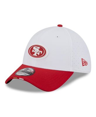 New Era - Men's White/Scarlet San Francisco 49ers 2025 NFL Training Camp 39THIRTY Flex Hat