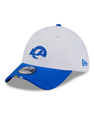 New Era - Men's White/Royal Los Angeles Rams 2025 NFL Training Camp 39THIRTY Flex Hat