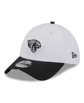 New Era - Men's White/Black Jacksonville Jaguars 2025 NFL Training Camp 39THIRTY Flex Hat