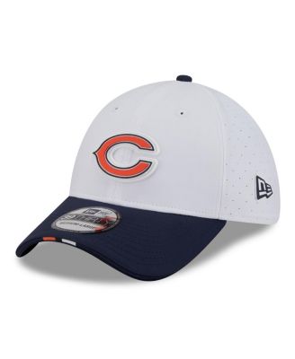 New Era - Men's White/Navy Chicago Bears 2025 NFL Training Camp 39THIRTY Flex Hat
