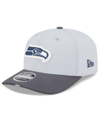 New Era - Men's Gray/Graphite Seattle Seahawks 2025 NFL Training Camp 9SEVENTY Adjustable Hat