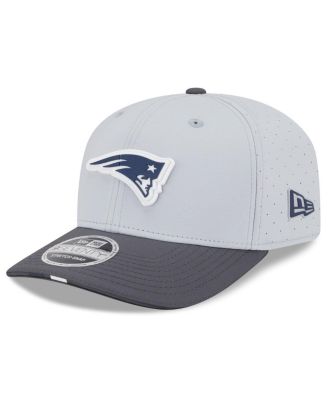 New Era - Men's Gray/Graphite New England Patriots 2025 NFL Training Camp 9SEVENTY Adjustable Hat