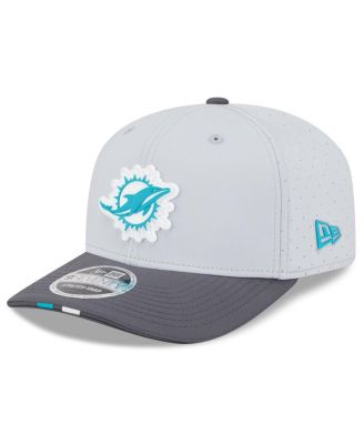 New Era - Men's Gray/Graphite Miami Dolphins 2025 NFL Training Camp 9SEVENTY Adjustable Hat