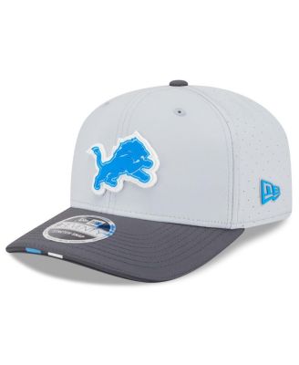 New Era - Men's Gray/Graphite Detroit Lions 2025 NFL Training Camp 9SEVENTY Adjustable Hat