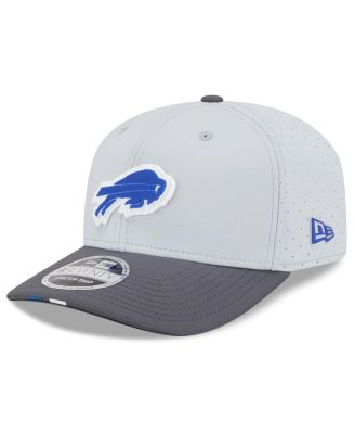 New Era - Men's Gray/Graphite Bills 2025 NFL Training Camp 9SEVENTY Adjustable Hat