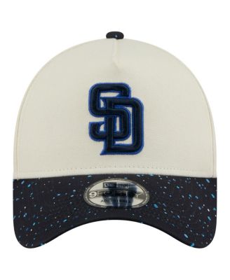 Men's Cream San Diego Padres Speckle A-Frame 9FORTY Adjustable Hat