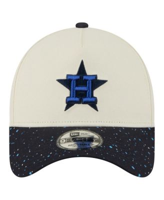 Men's Cream Houston Astros Speckle A-Frame 9FORTY Adjustable Hat