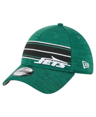 New Era - Men's Green New York Jets Stripes 39THIRTY Flex Hat