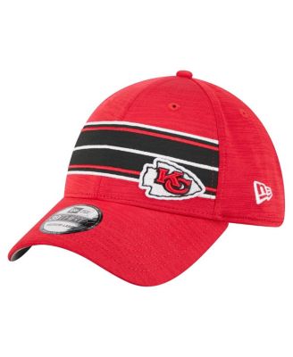 New Era - Men's Red Kansas City Chiefs Stripes 39THIRTY Flex Hat