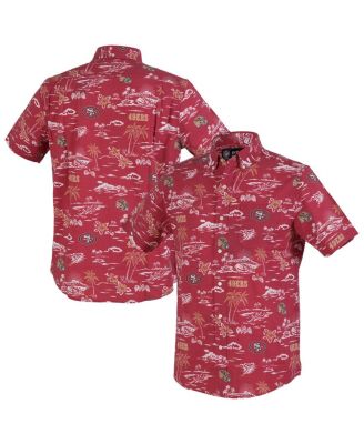 Reyn Spooner - Men's Scarlet San Francisco 49ers Kekai Performance Button-Down Shirt