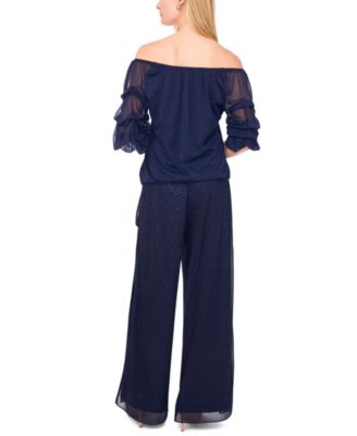 Women's Mesh Off-The-Shoulder Top