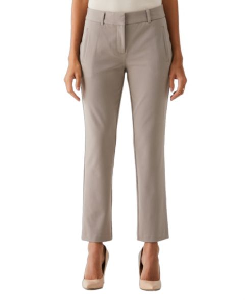 Женские брюки Rafaella Petite Straight Leg Ankle, цвет: Summer Straw