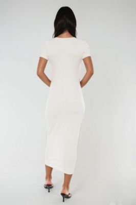 Women's Square Neck Maxi T-Shirt Dress