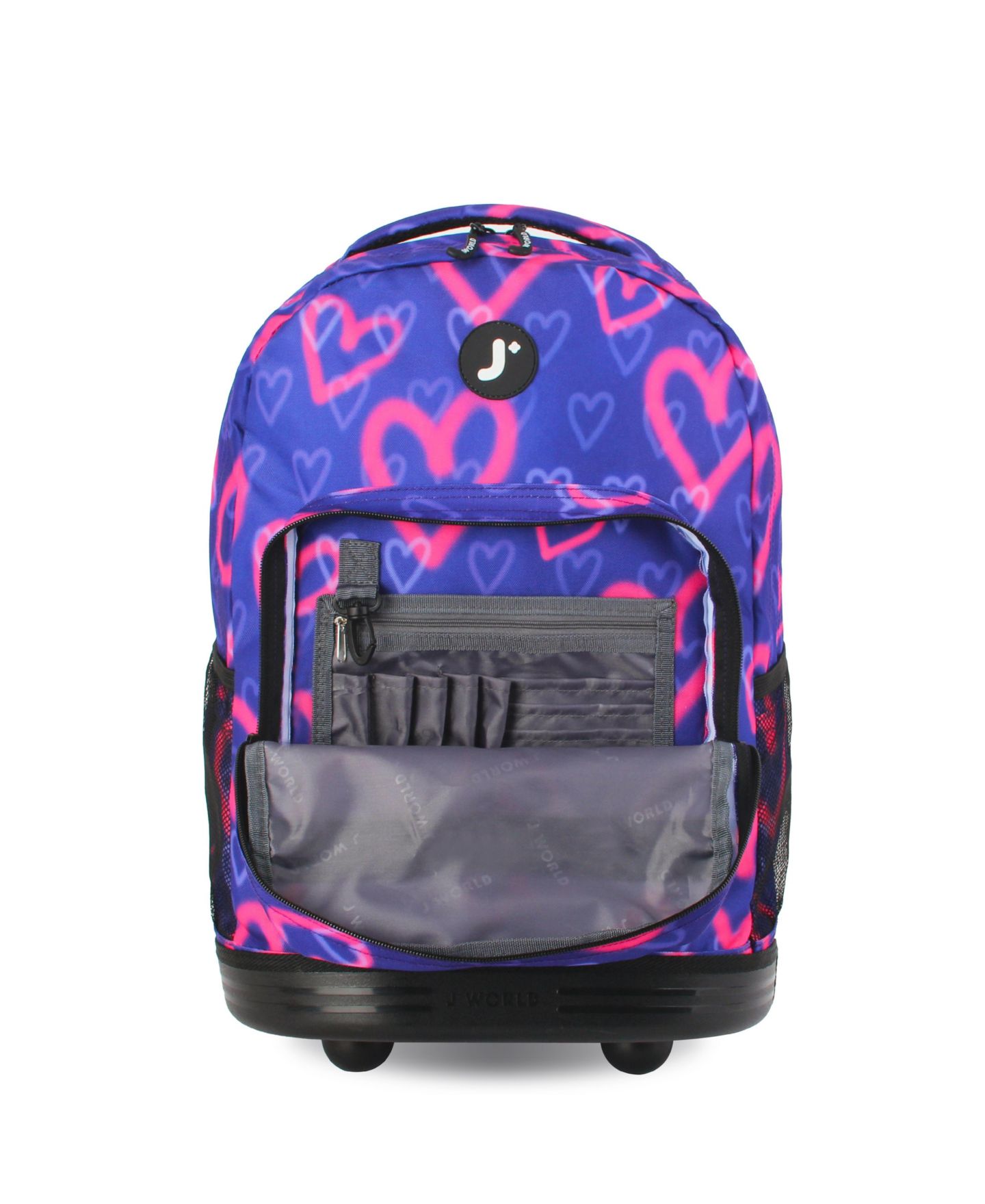 Рюкзак J World Sunrise 18" Kids Rolling для детей, цвет: Heart Spray — фото 5