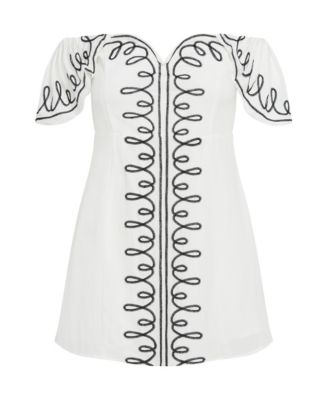 Plus Size Hana Embroidered Dress