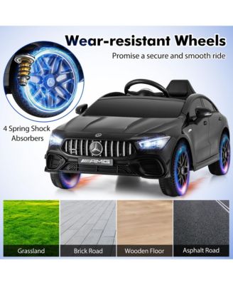 12V Kids Ride on Car w/Remote Rocking Function Transport Wheels Lights & Music