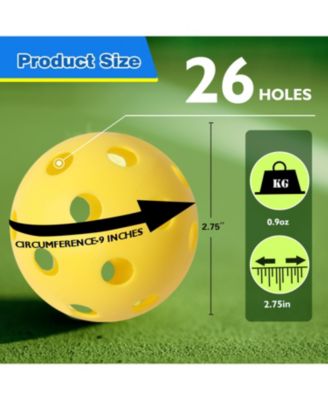 12-Pack Plastic Practice Baseballs, Training Baseballs for All Skill Levels. (Several Colors Available)