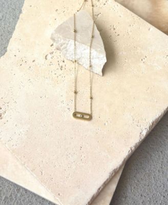 Tarnish Resistant Bar Necklace