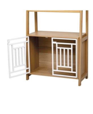 Dog Crate Ladder Bookcase