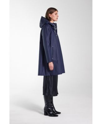 Women's Mosebacke Hooded Long Sleeve Raincoat