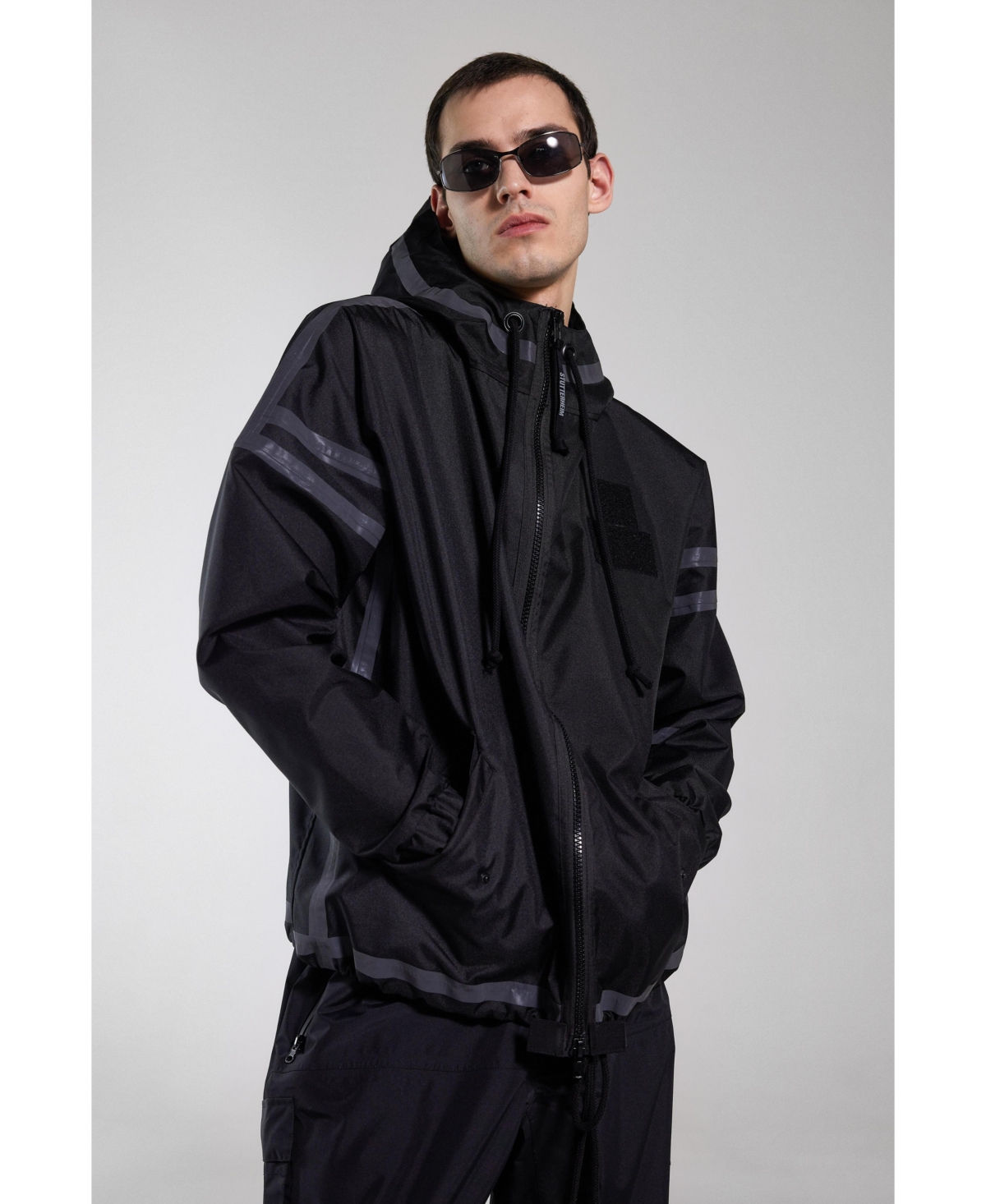 Men's Forsa Full Zip Hooded Jacket - Black