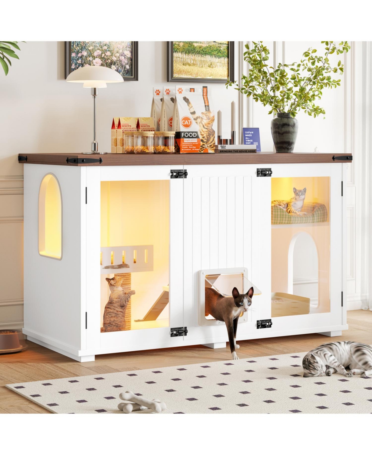 Streamdale Furniture Large Cat Litter Box Enclosure