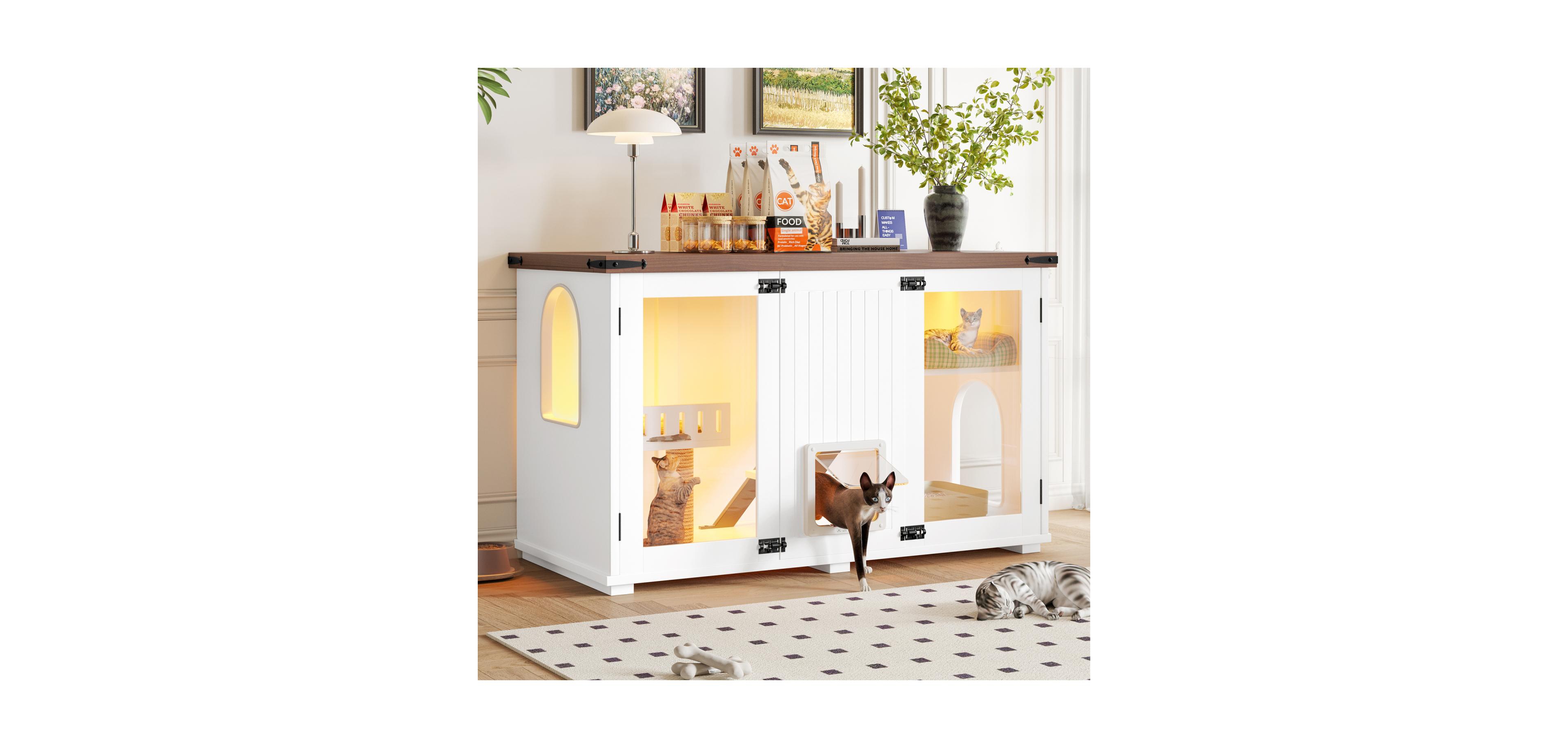 Streamdale Furniture Large Cat Litter Box Enclosure