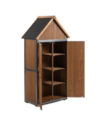 Outdoor Storage Cabinet - Brown