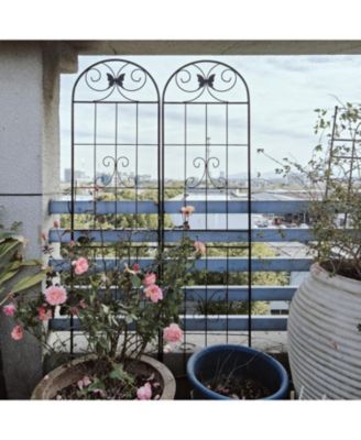 Metal Garden Trellis 71" - 4 Pack