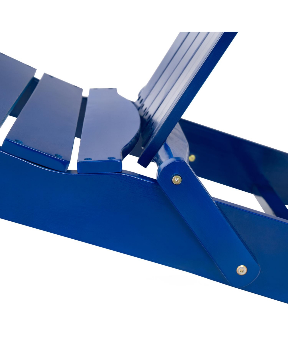 Acacia Wood Folding Adirondack Chair - Rustic Design