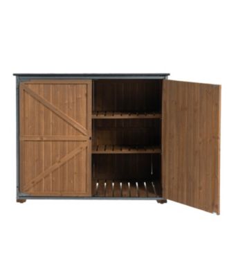 Outdoor Storage Cabinet - Brown