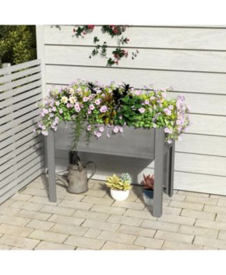 Elevated Wooden Garden Bed