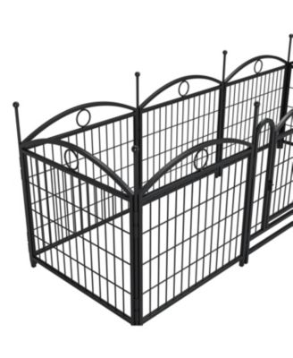 Dog Playpen 24" 8 Panel Metal Pet Fence