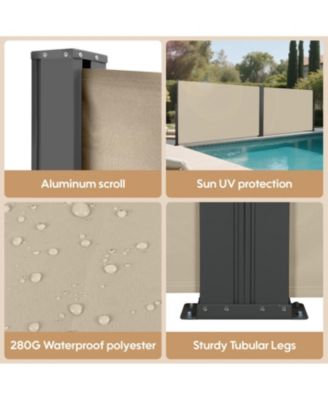 Retractable Side Awning 276" Beige