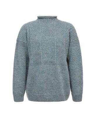 Women's British Wool Gansey Sweater