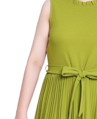 Women's Sleeveless Pleated Skirt Dress