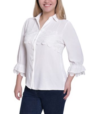 Women's 3/4 Sleeve Lace Top