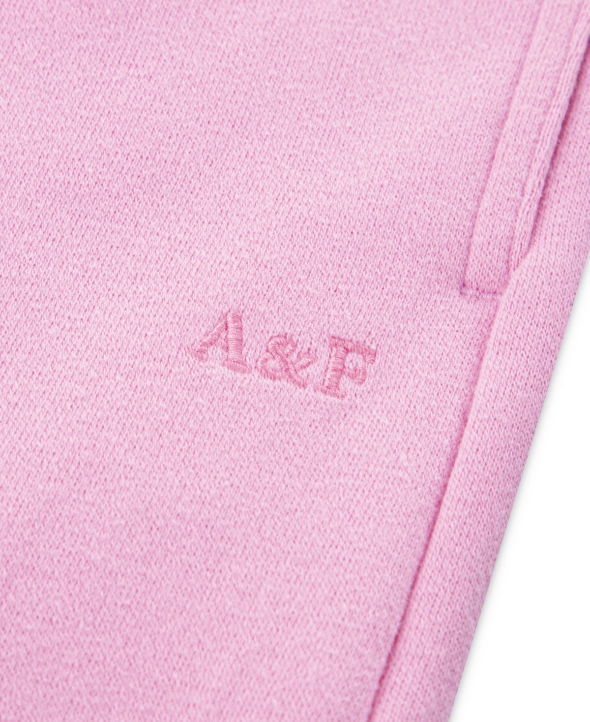 Abercrombie Girls Essential Fleece Joggers In Pink