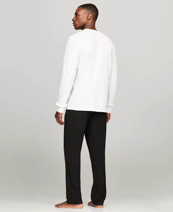 Men's Waffle-Knit Long-Sleeve Crewneck Thermal Top - thumbnail 4
