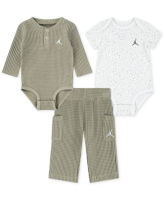 Jordan - Baby Jumpman Waffle Bodysuits & Pants, 3 Piece Set