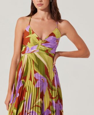 Women's Blythe Pleated Tie-Back Dress