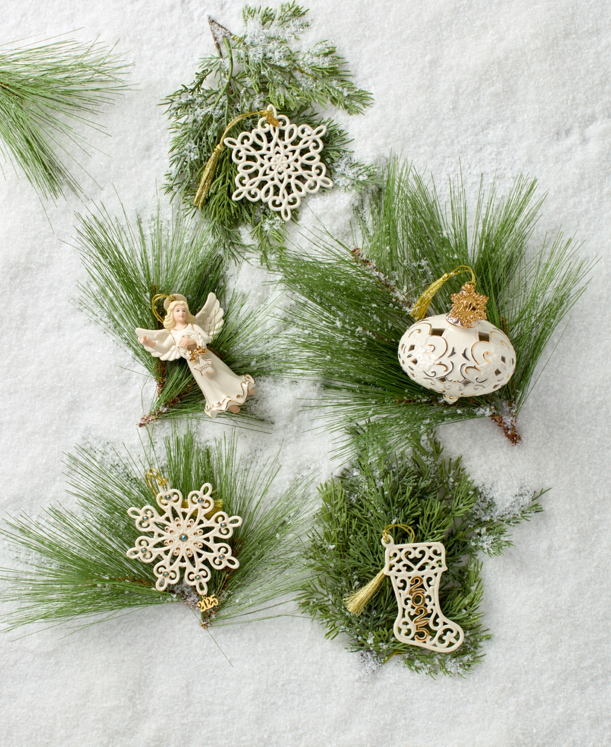 Lenox 2025 A Year To Remember Stocking Ornament In Gold