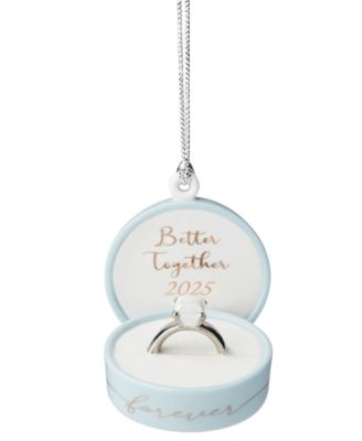 Lenox - 2025 Together Forever Ring Box Ornament