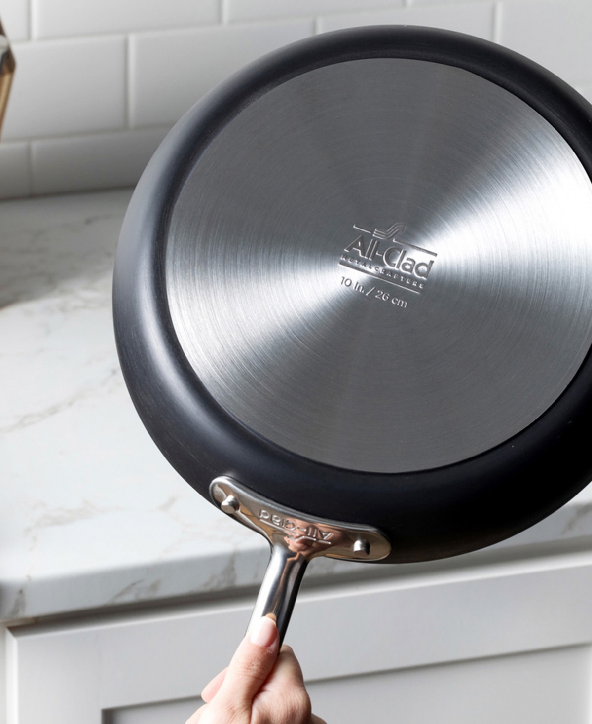 All-clad Ha1 Expert Cookware Nonstick 8" & 10" Frypan Set In Black